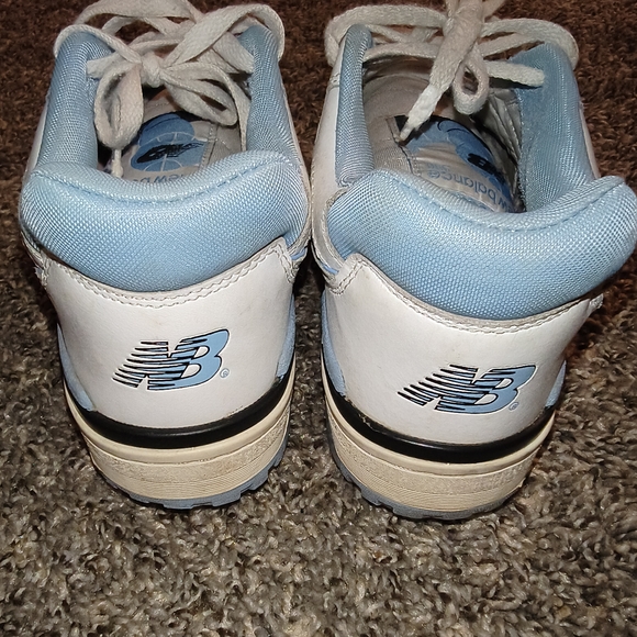 New Balance 550 White and Blue Sneakers Size 10 Men's - Picture 4 of 6